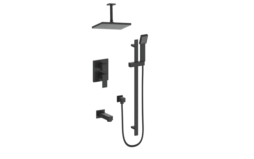 Vogt Kapfenberg 3-Way PB Shower Kit with 6" Ceiling Arm CC
