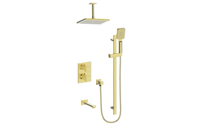 Vogt Kapfenberg 3-Way TH Shower Kit with 6" Ceiling Arm CC