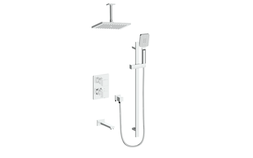 Vogt Kapfenberg 3-Way TH Shower Kit with 6" Ceiling Arm CC