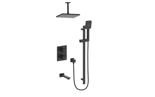 Vogt Kapfenberg 3-Way TH Shower Kit with 6" Ceiling Arm CC