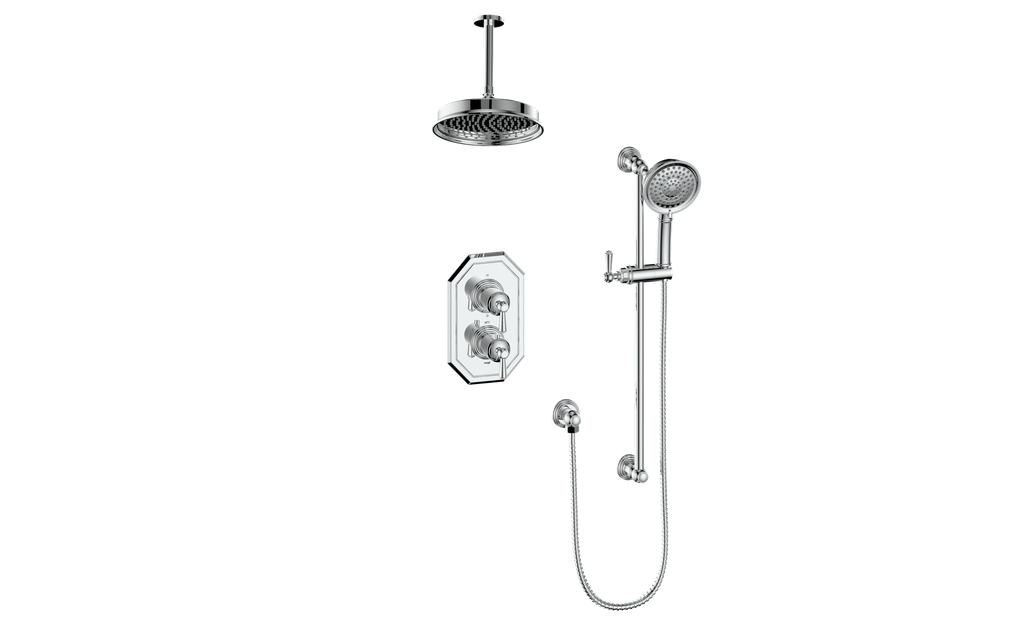 VOGT CARINTHIA 2-WAY TH SHOWER KIT WITH 6" CEILING ARM