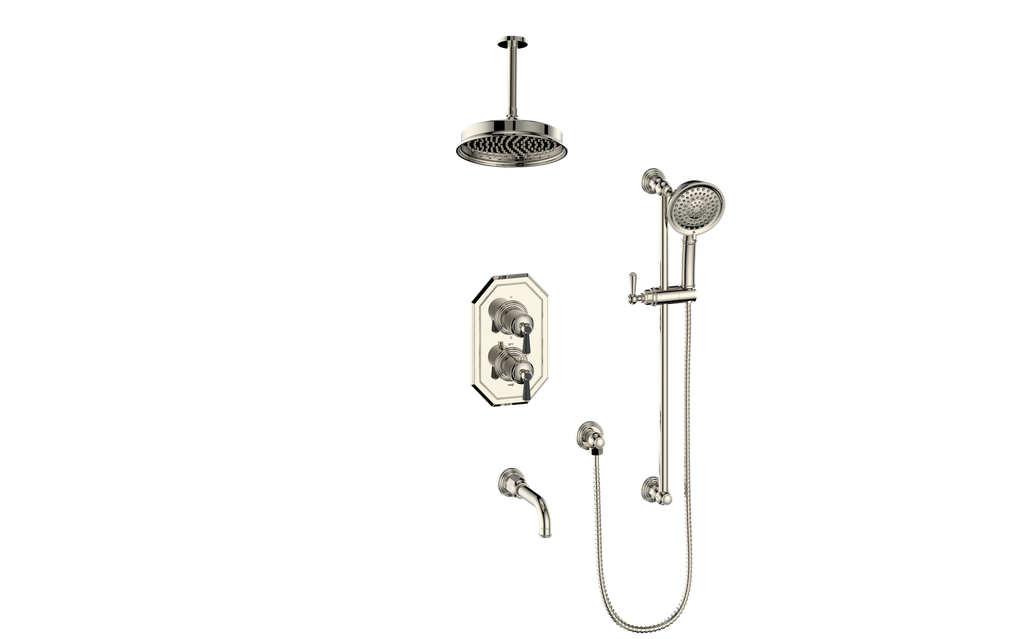 VOGT CARINTHIA 3-WAY TH SHOWER KIT WITH 6" CEILING ARM