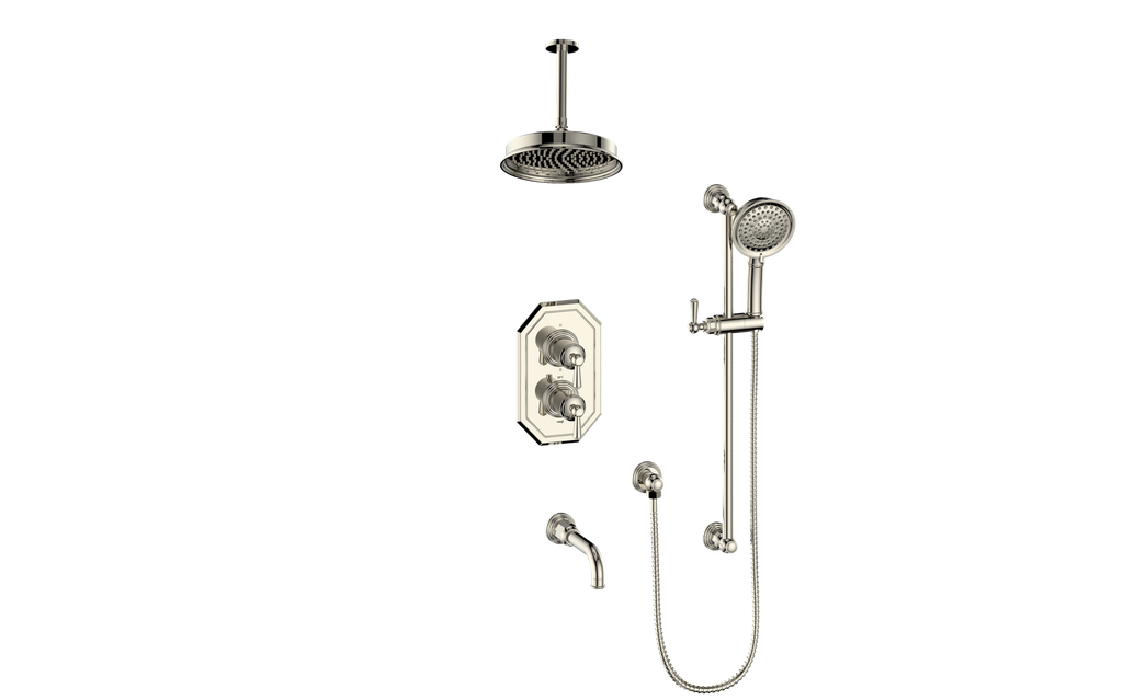 VOGT CARINTHIA 3-WAY TH SHOWER KIT WITH 6" CEILING ARM