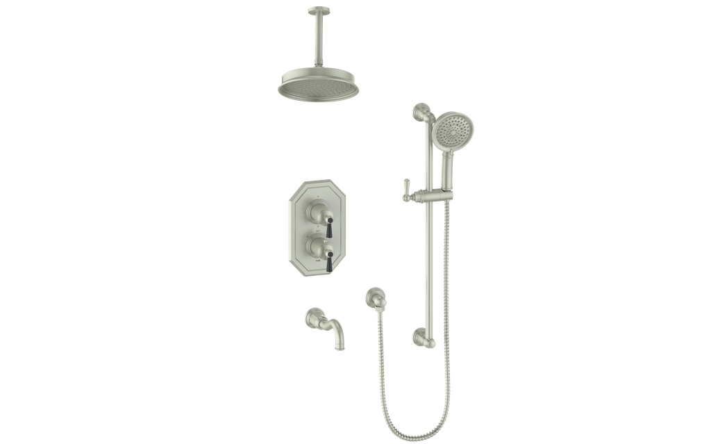 CARINTHIA 3-WAY TH SHOWER KIT WITH 6" CEILING ARM