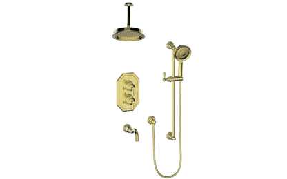 CARINTHIA 3-WAY TH SHOWER KIT WITH 6" CEILING ARM