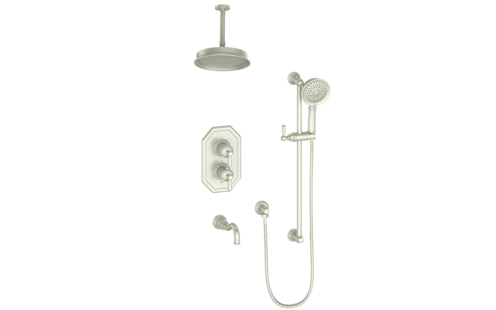 CARINTHIA 3-WAY TH SHOWER KIT WITH 6" CEILING ARM