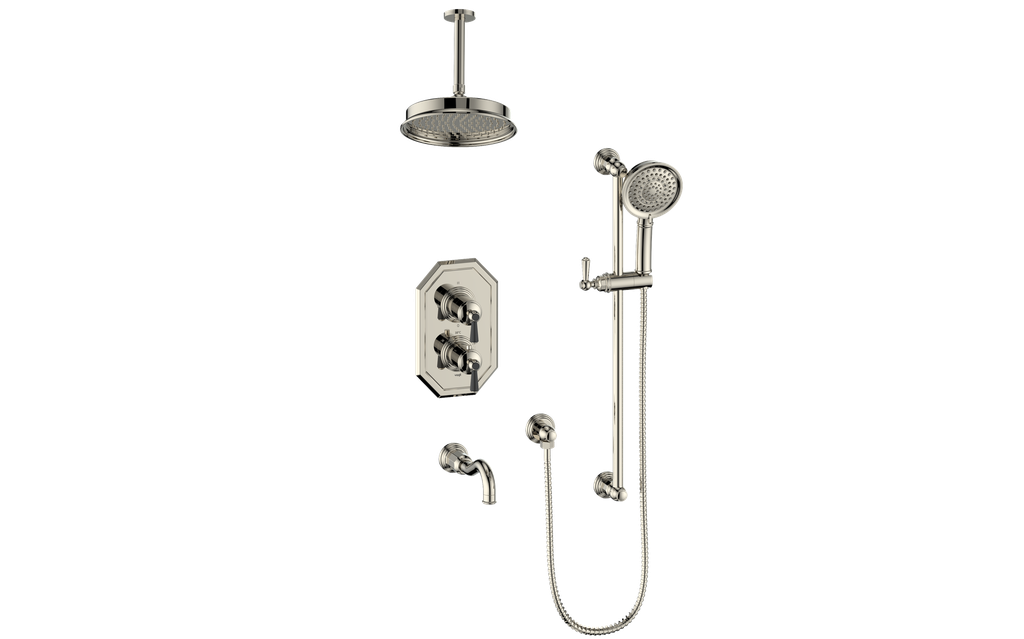 CARINTHIA 3-WAY TH SHOWER KIT WITH 6" CEILING ARM