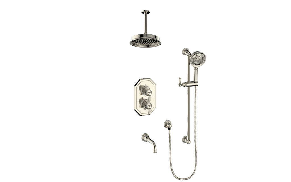 VOGT CARINTHIA 3-WAY TH SHOWER KIT WITH 6" CEILING ARM