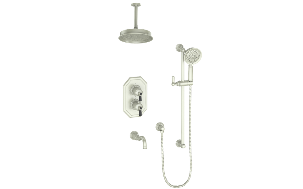 CARINTHIA 3-WAY TH SHOWER KIT WITH 6" CEILING ARM