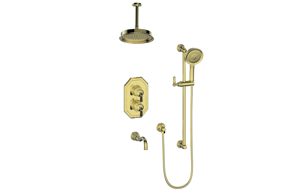 CARINTHIA 3-WAY TH SHOWER KIT WITH 6" CEILING ARM