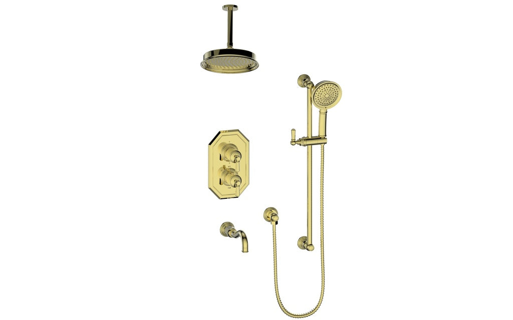 CARINTHIA 3-WAY TH SHOWER KIT WITH 6" CEILING ARM