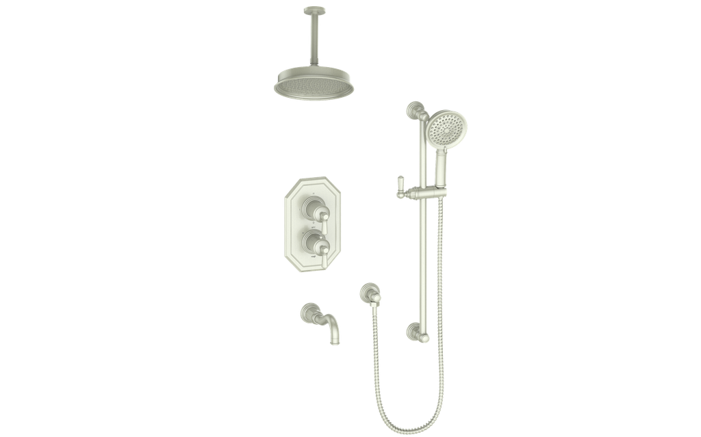 CARINTHIA 3-WAY TH SHOWER KIT WITH 6" CEILING ARM
