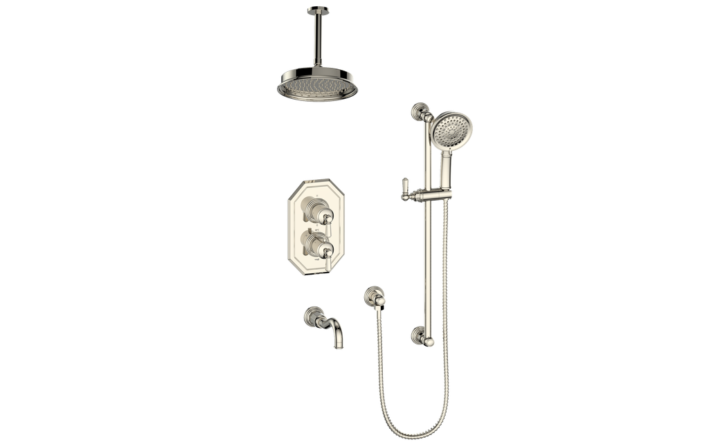 CARINTHIA 3-WAY TH SHOWER KIT WITH 6" CEILING ARM