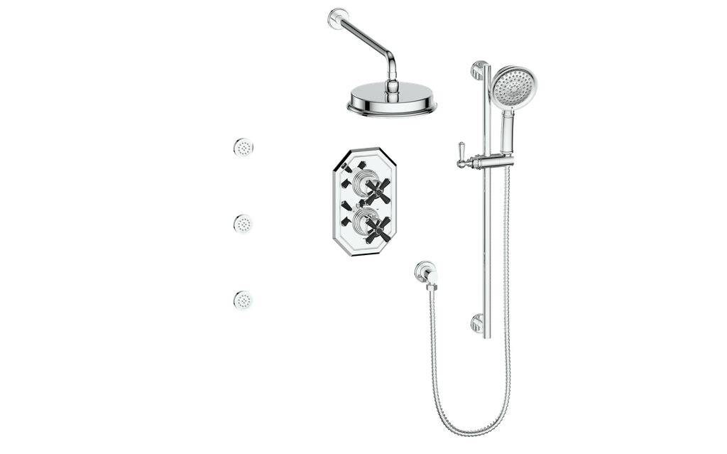 VOGT CARINTHIA 3-WAY TH SHOWER KIT WITH BODY JETS