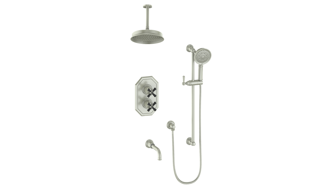 VOGT CARINTHIA 3-WAY TH SHOWER KIT WITH 6" CEILING ARM