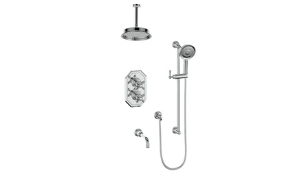VOGT CARINTHIA 3-WAY TH SHOWER KIT WITH 6" CEILING ARM