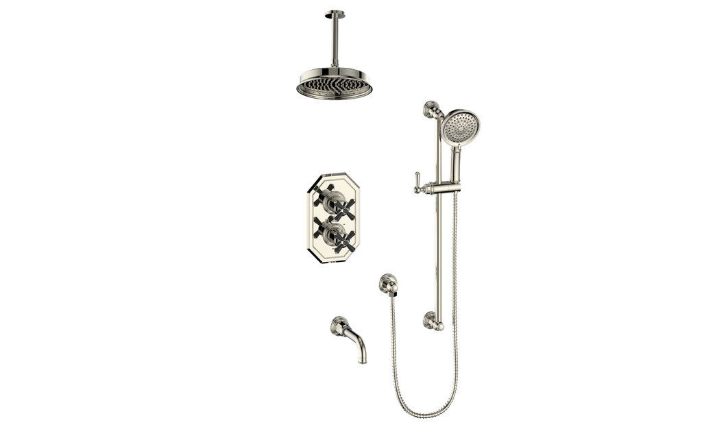 VOGT CARINTHIA 3-WAY TH SHOWER KIT WITH 6" CEILING ARM