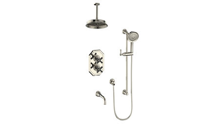 VOGT CARINTHIA 3-WAY TH SHOWER KIT WITH 6" CEILING ARM