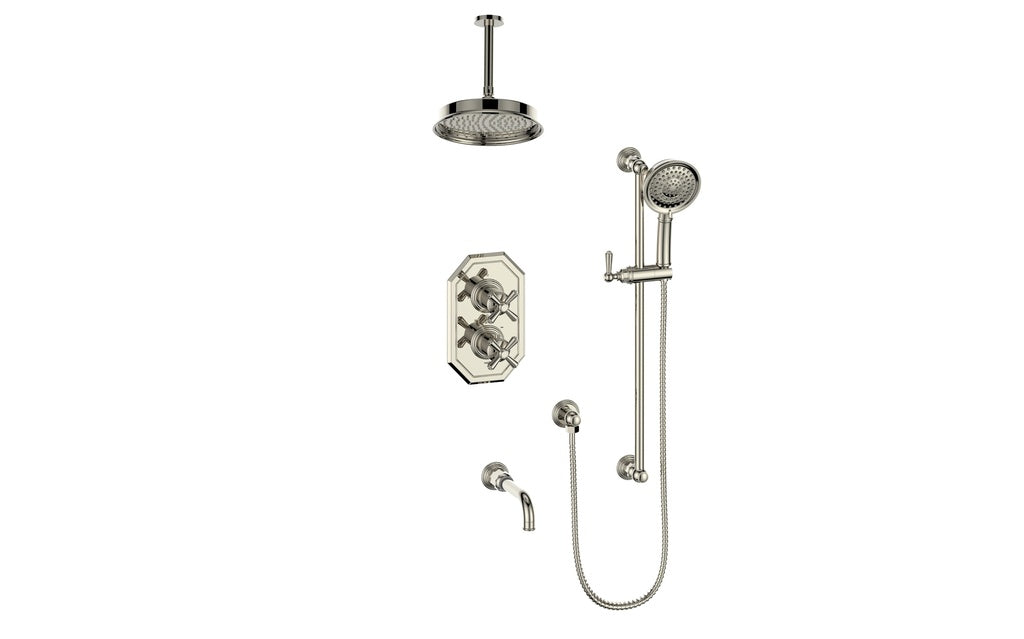 VOGT CARINTHIA 3-WAY TH SHOWER KIT WITH 6" CEILING ARM