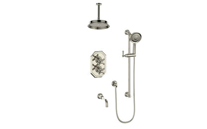 VOGT CARINTHIA 3-WAY TH SHOWER KIT WITH 6" CEILING ARM