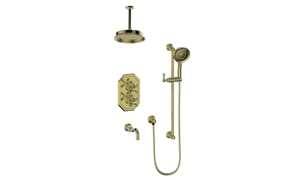 CARINTHIA 3-WAY TH SHOWER KIT WITH 6" CEILING ARM