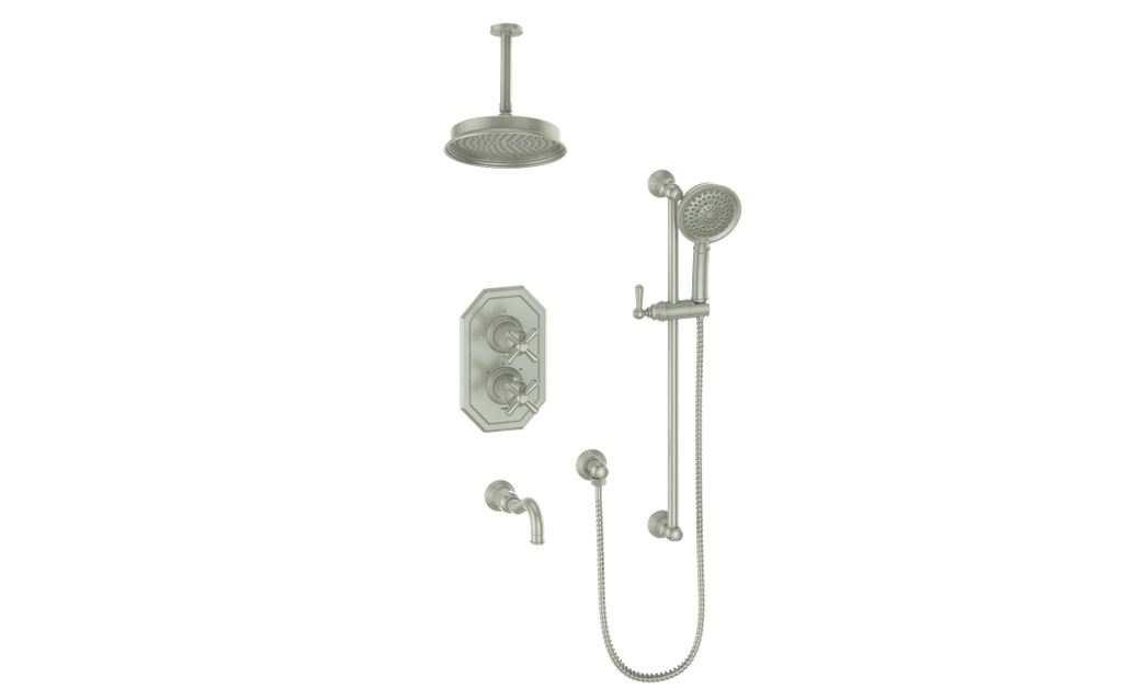 CARINTHIA 3-WAY TH SHOWER KIT WITH 6" CEILING ARM