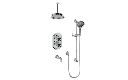 CARINTHIA 3-WAY TH SHOWER KIT WITH 6" CEILING ARM