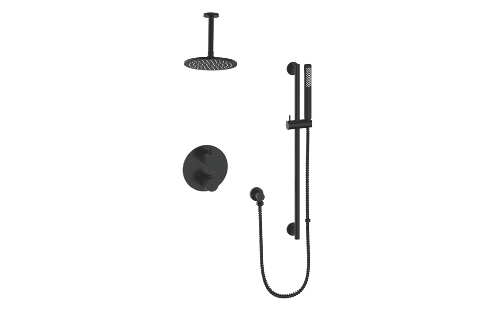 Vogt Drava 2-Way TH Shower Kit with 6" Ceiling Arm CC