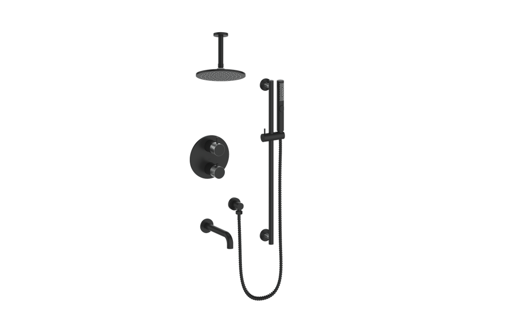 Vogt Drava 3-Way TH Shower Kit with 6" Ceiling Arm CC