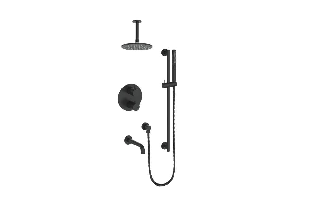 Vogt Drava 3-Way TH Shower Kit with 6" Ceiling Arm CC