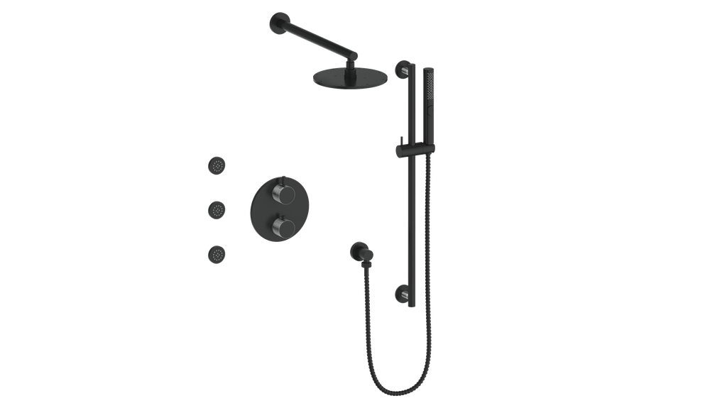 Vogt Drava 3-Way TH Shower Kit with Body Jets CC