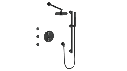 Vogt Drava 3-Way TH Shower Kit with Body Jets CC