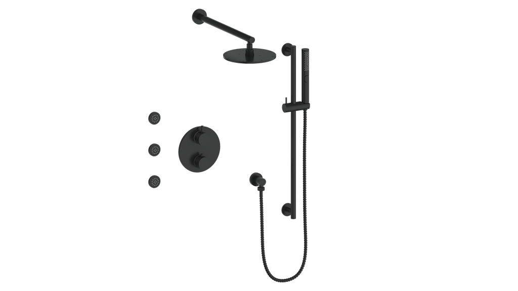 Vogt Drava 3-Way TH Shower Kit with Body Jets CC