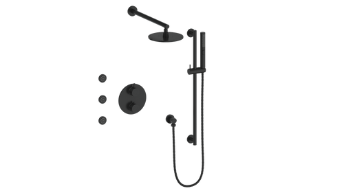 Vogt Drava 3-Way TH Shower Kit with Body Jets CC