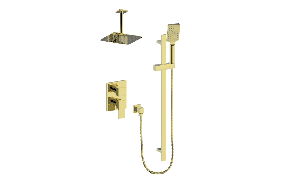 Vogt Kapfenberg 2-Way PB Shower Kit with 6" Ceiling Arm CC
