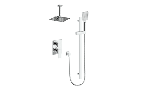 Vogt Kapfenberg 2-Way PB Shower Kit with 6" Ceiling Arm CC