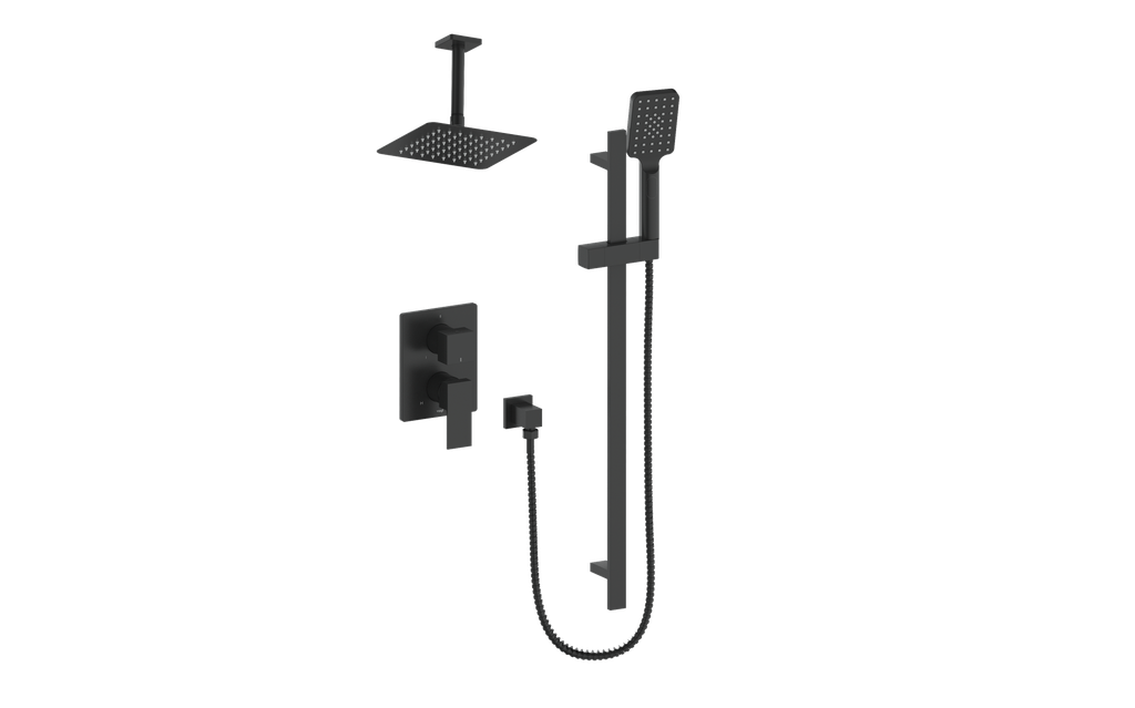 Vogt Kapfenberg 2-Way PB Shower Kit with 6" Ceiling Arm CC
