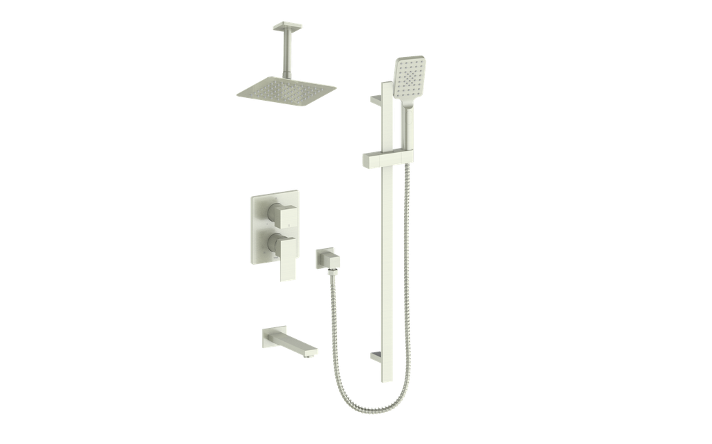 Vogt Kapfenberg 3-Way PB Shower Kit with 6" Ceiling Arm CC