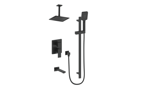 Vogt Kapfenberg 3-Way PB Shower Kit with 6" Ceiling Arm CC