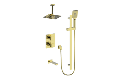 Vogt Kapfenberg 3-Way TH Shower Kit with 6" Ceiling Arm CC