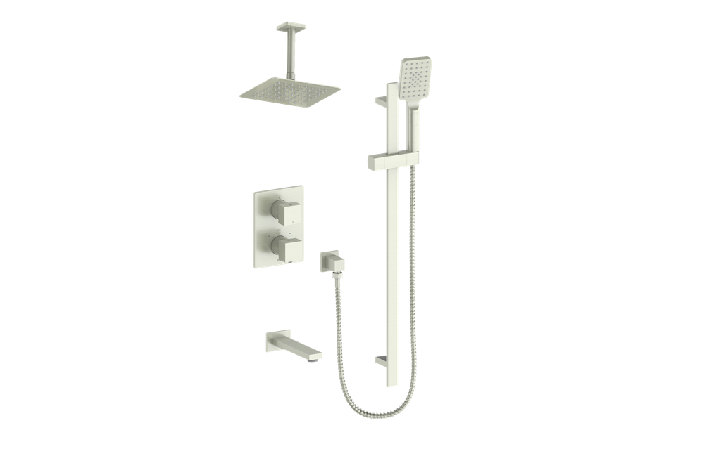 Vogt Kapfenberg 3-Way TH Shower Kit with 6" Ceiling Arm CC
