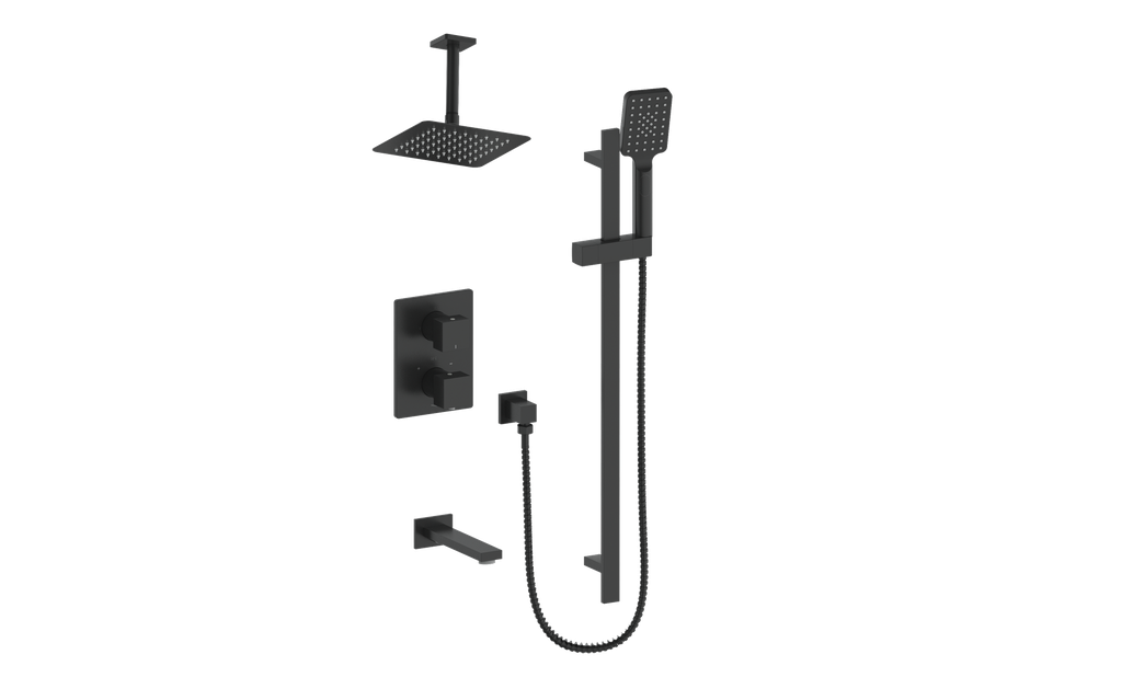 Vogt Kapfenberg 3-Way TH Shower Kit with 6" Ceiling Arm CC