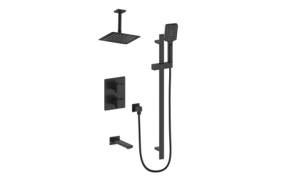 Vogt Kapfenberg 3-Way TH Shower Kit with 6" Ceiling Arm CC