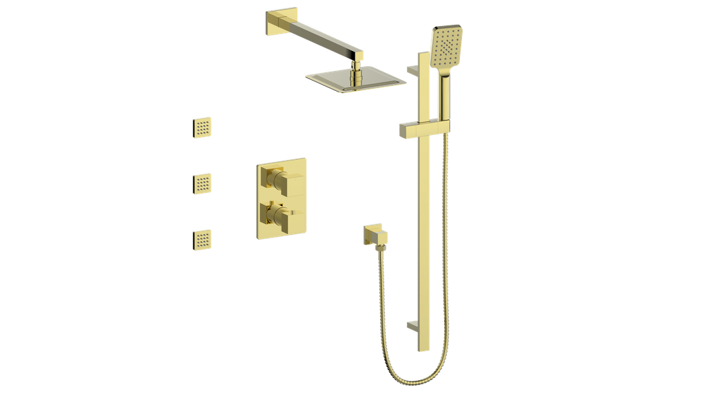 Vogt Kapfenberg 3-Way TH Shower Kit with Body Jets CC