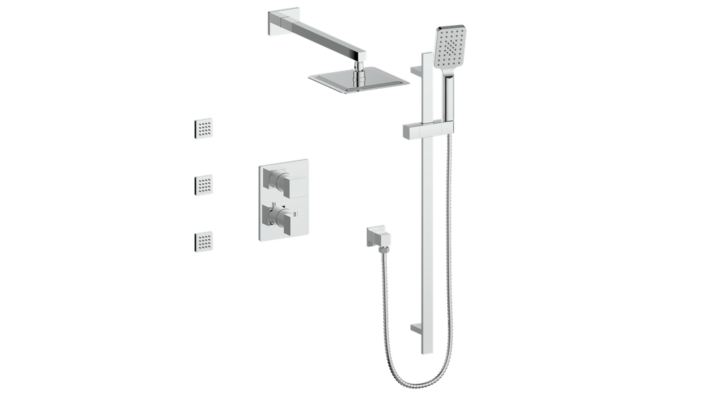 Vogt Kapfenberg 3-Way TH Shower Kit with Body Jets CC