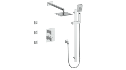 Vogt Kapfenberg 3-Way TH Shower Kit with Body Jets CC