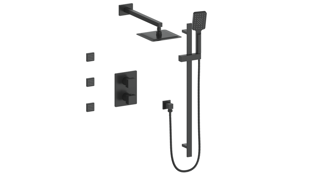 Vogt Kapfenberg 3-Way TH Shower Kit with Body Jets CC