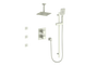 Vogt Kapfenberg 3-Way TH Shower Kit with Body Jets and 6" Ceiling Arm CC