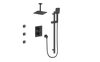 Vogt Kapfenberg 3-Way TH Shower Kit with Body Jets and 6" Ceiling Arm CC