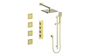 Vogt Kapfenberg 3/4" High-Flow TH Shower Kit with Body Jets CC